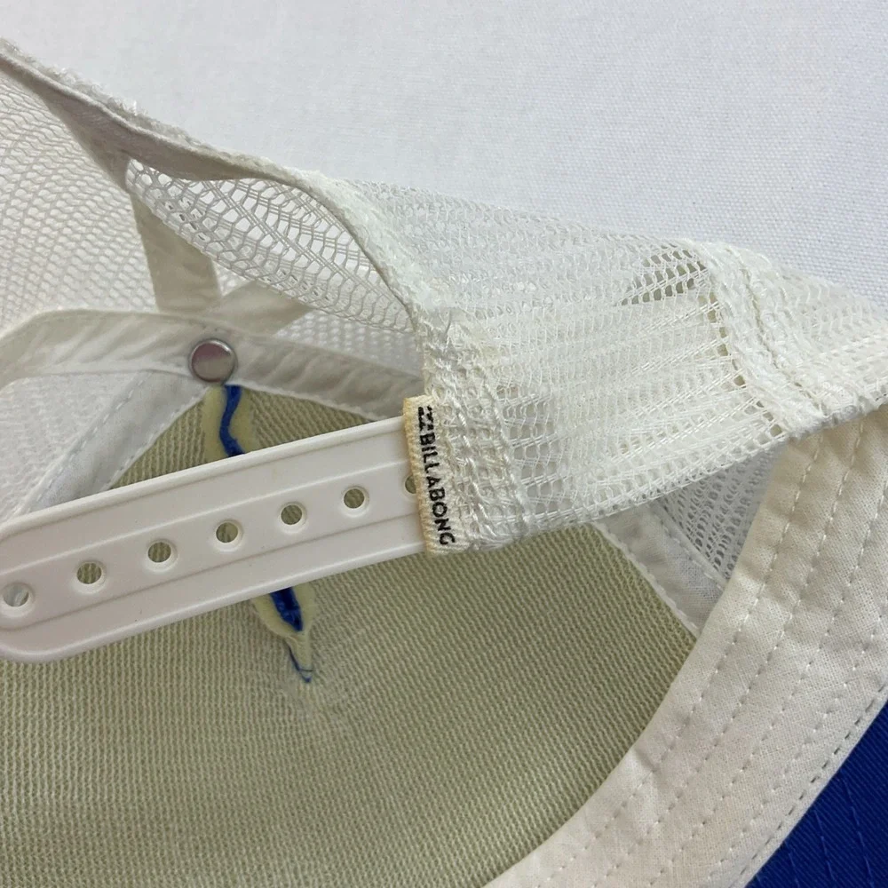 Billabong Aloha Hat Trucker Cap Blue White Hawaii Adjustable